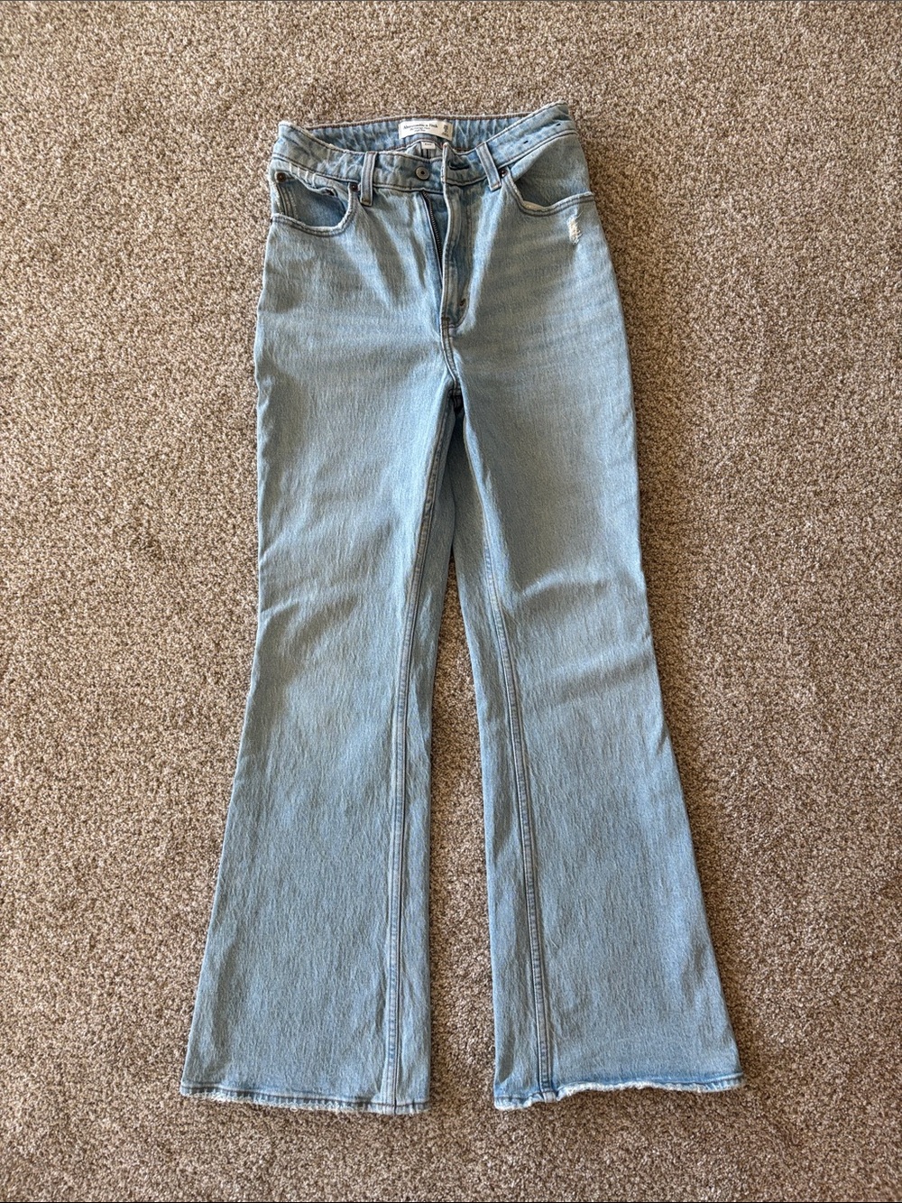 Abercrombie & Fitch Light Wash Flare Jeans